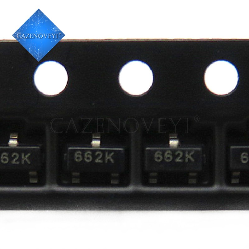 100 Linh kiện XC6206P332MR XC6206P332 XC6206 SOT-23 SMD(662K) 3.3V 0.5A