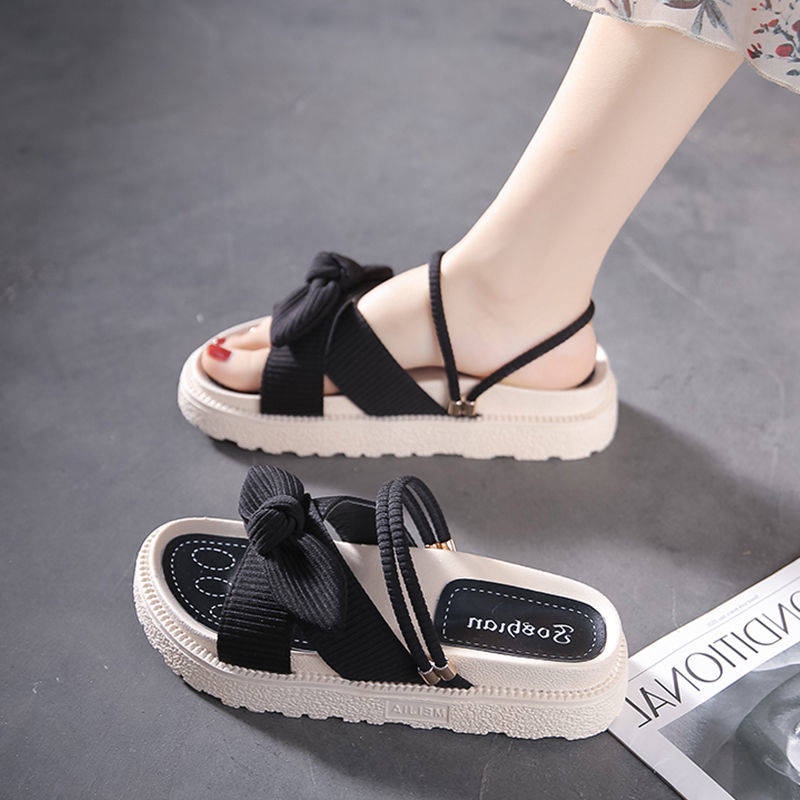 Giày Sandal Đế Dày Phong Cách Mới Mùa Hè Dễ Phối Đồ