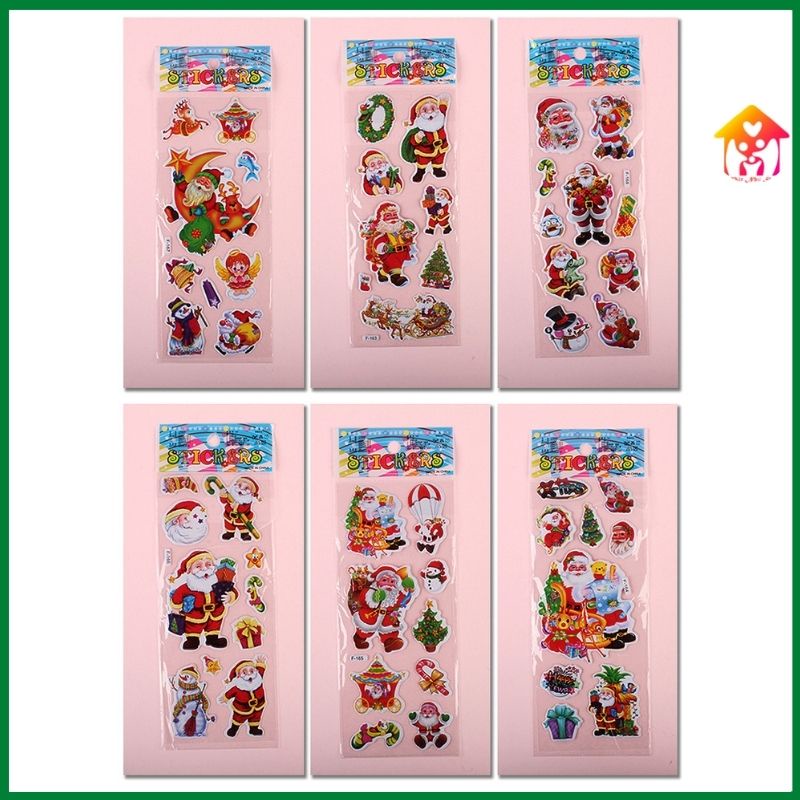 Nhãn dán trang trí giáng sinh Noel cho bé siêu đẹp