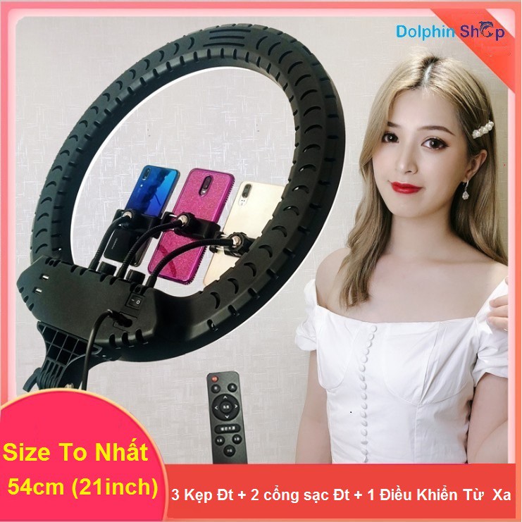 [Size Lớn Nhất 54cm] Đèn Livestream size 54cm (21inch) Dành cho Livestream Bán Hàng, Makeup, Phun Xăm