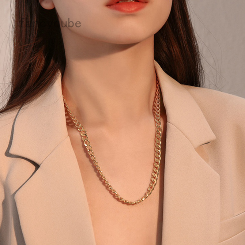 Dây Chuyền Thép Không Gỉ Thiết Kế Đơn Giản Cho Nam Và Nữ