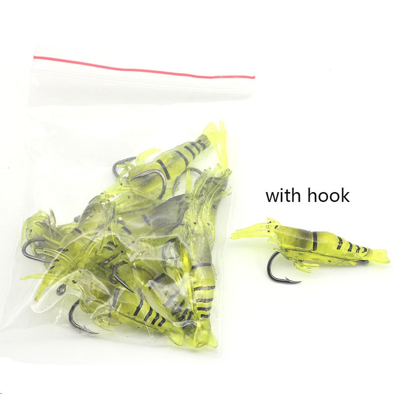 Set 10 mồi giả mềm câu cá 1.4g/5cm