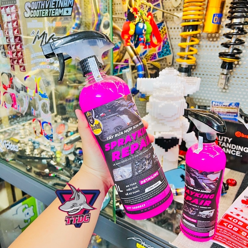 Dung dịch tẩy rửa lốc máy hợp kim nhôm SPRAYKING chính hãng ✌🇻🇳