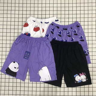 Thuyhuong quần short lửng cartoon thú unisex -lapi vn ,freesize đến 70kg,