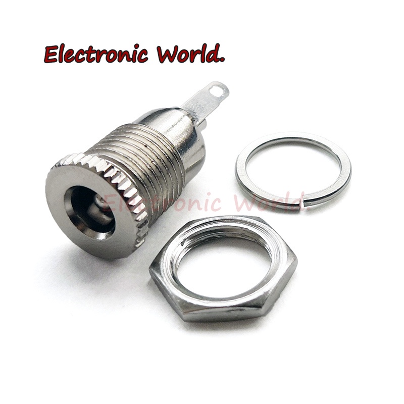 Đầu Cắm Kết Nối Bằng Kim Loại 5.5Mm x 2.1mm/5.5x2.5 DC