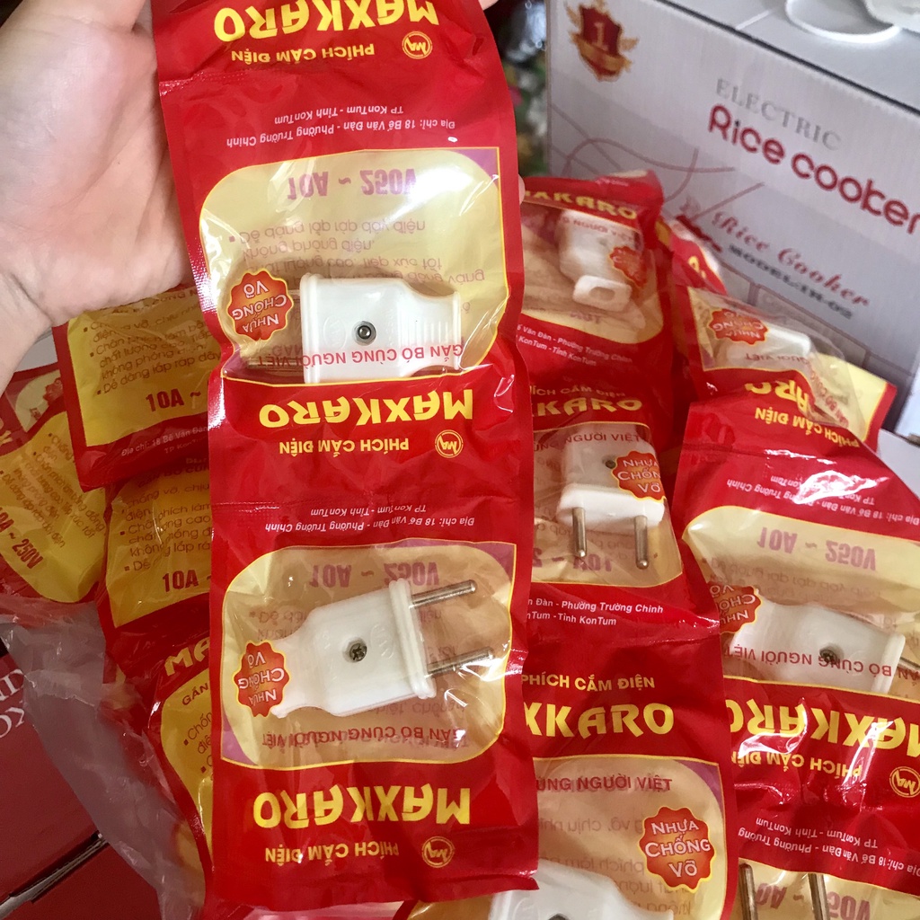 Combo 10 Chiếc Phích Cắm Nối Âm MAXKARO Chống Vỡ
