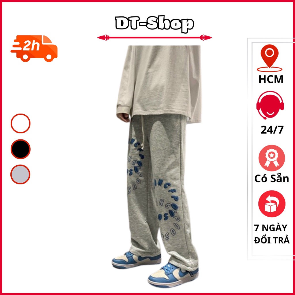 Quần jogger nam bo gấu trơn vải nỉ cao cấp chất mịn dáng jogger mặc thu đông