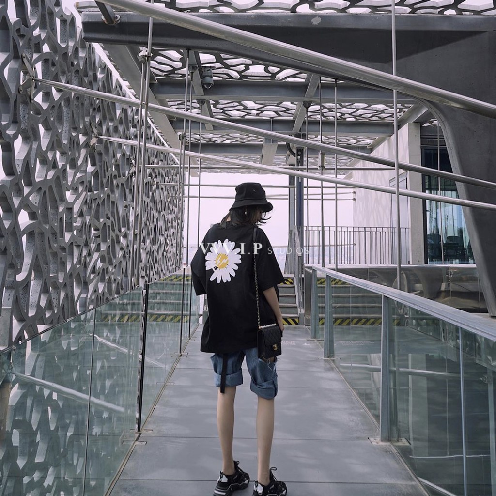 Áo phông thun Hàn lạnh hoa cúc PEACEMNUSONE GDRAGON
