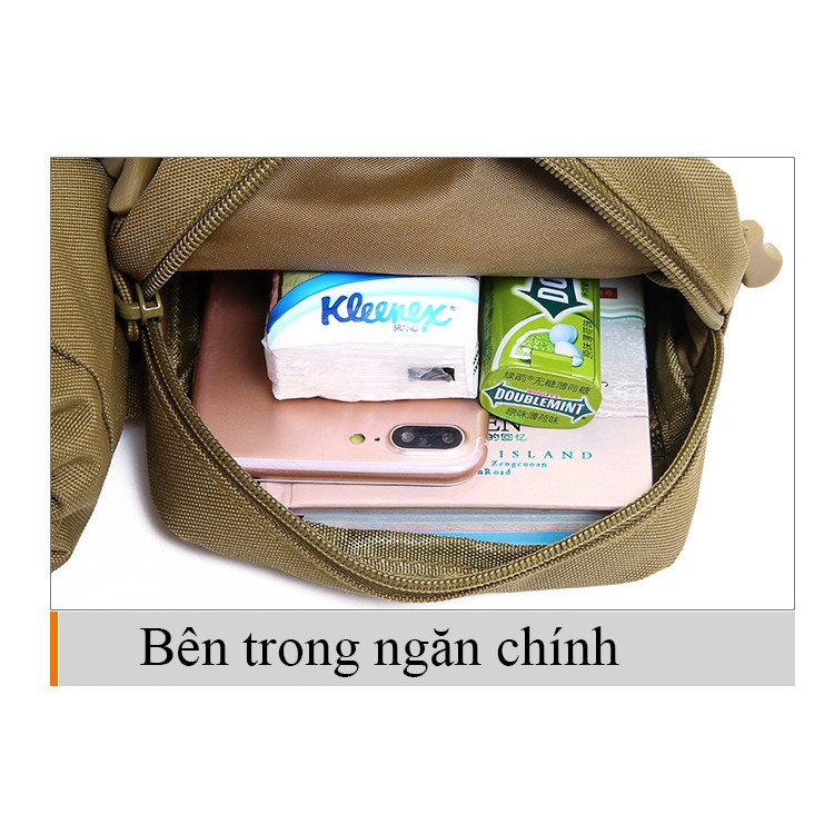 Túi đeo bụng có túi để bình nước thời trang Tactical CW2021