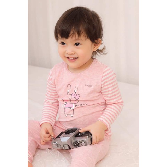 Bộ Dài Tay Chui Đầu Modal 2021