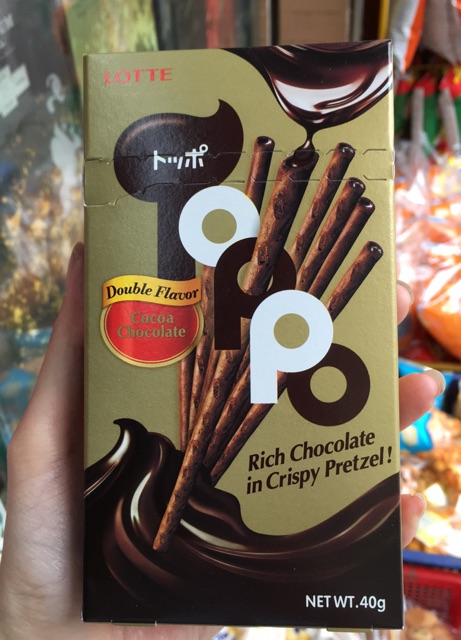 Bánh Que Lotte TOPPO Các Vị 40g