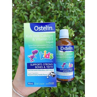 Ostelin Kids Milk Calcium & Vitamin D3 Liquid 90ml của Úc