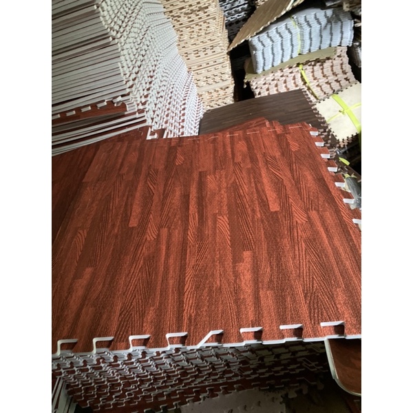 Thảm xốp vân gỗ 60×60x1cm xuất Nhật ( hàng loại 1)