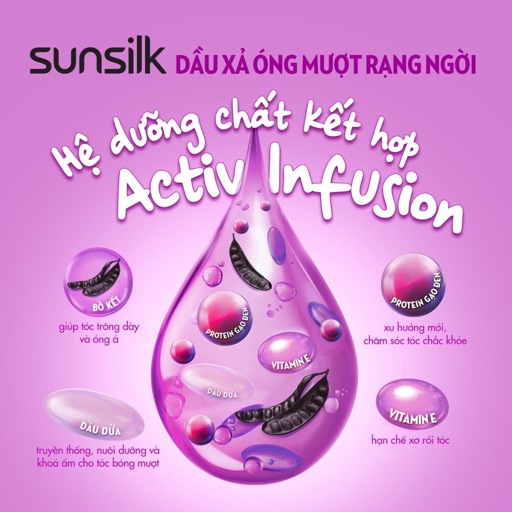 Dầu Xả Sunsilk Hệ Dưỡng Chất Kết Hợp 320g