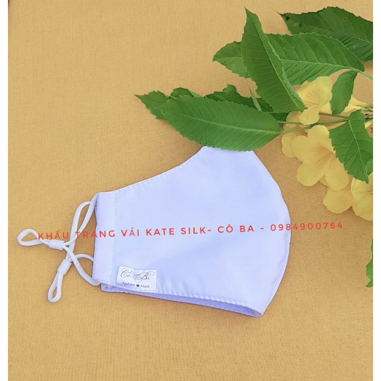 Khẩu trang vải kate silk