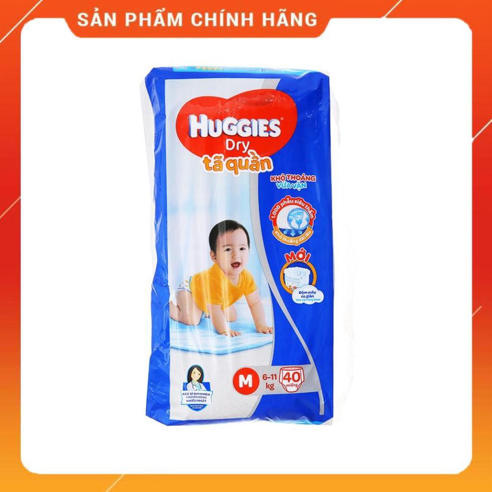 [Sỉ] Tã quần Huggies Dry size M 40 miếng (cho bé 6 - 11kg)