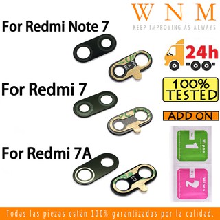 Dành cho xiaomi redmi 7 / 7a / note 7 phía sau phía sau camera kính ống kính cho xiaomi redmi 7 7a note 7 có keo thay thế