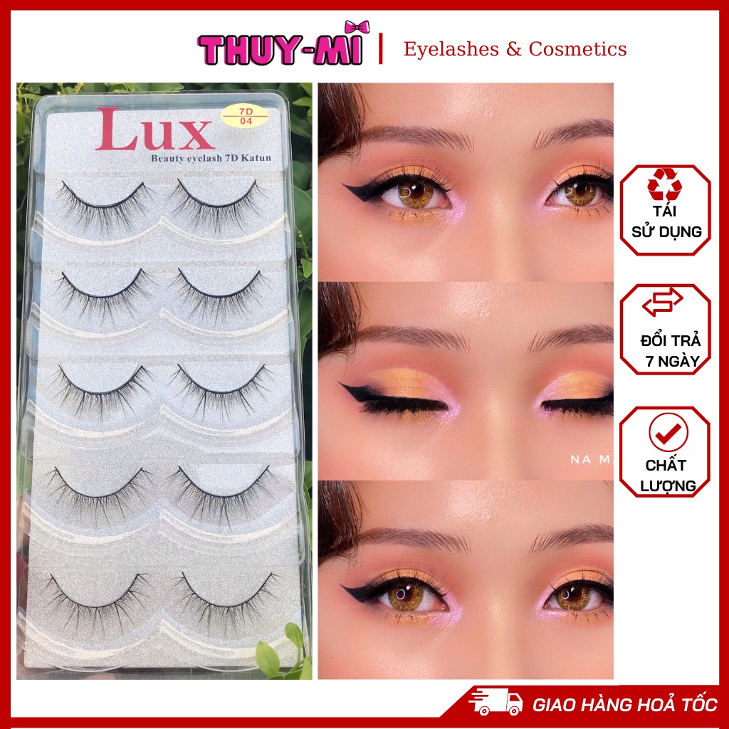 Mi giả LUX 7D Katun Cao Cấp LUX