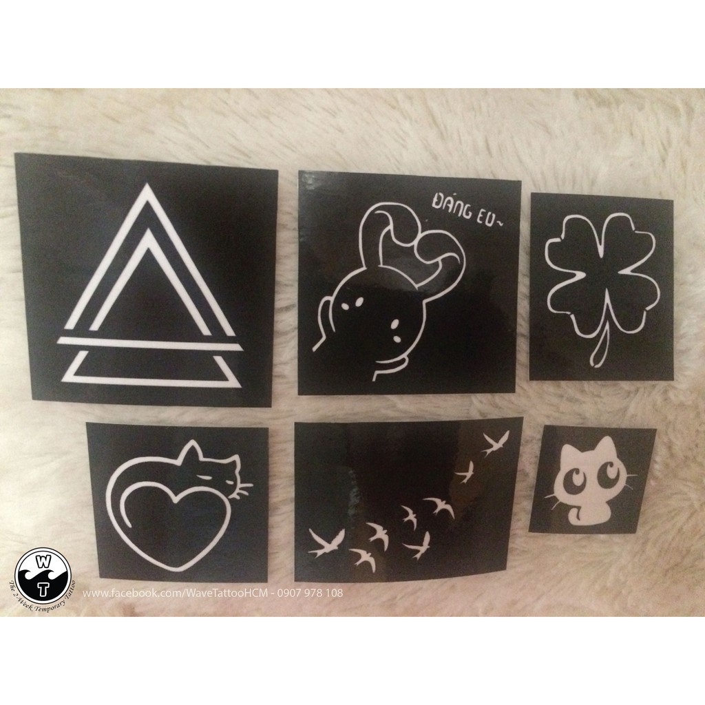 Khuôn Decal vẽ Henna