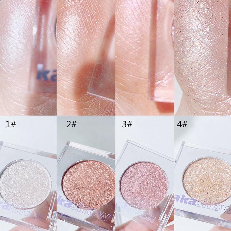 Phấn nhũ KAKASHOW, Phấn mắt trang điểm KAKASHOW màu nhũ kim tuyến sáng lấp lánh chống nước lâu trôi