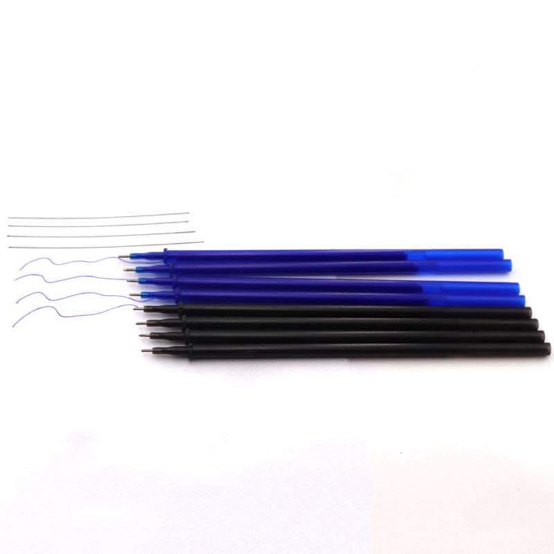 Bộ 10 ruột bút gel màu xanh dương và đen thay thế