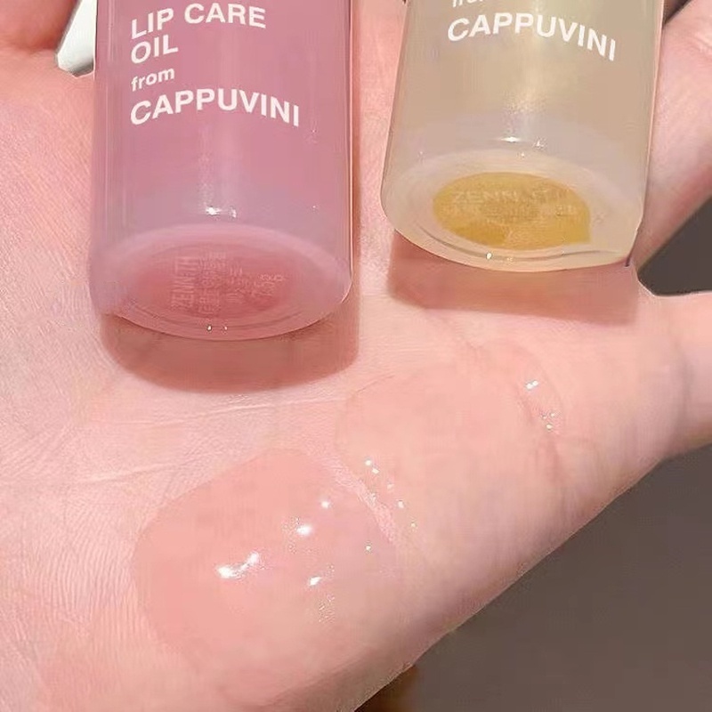 ✨✨Dầu Dưỡng Môi CAPPUVINI Dưỡng Ẩm Nuôi Dưỡng Giảm Nếp Nhăn Chống Thấm Nước