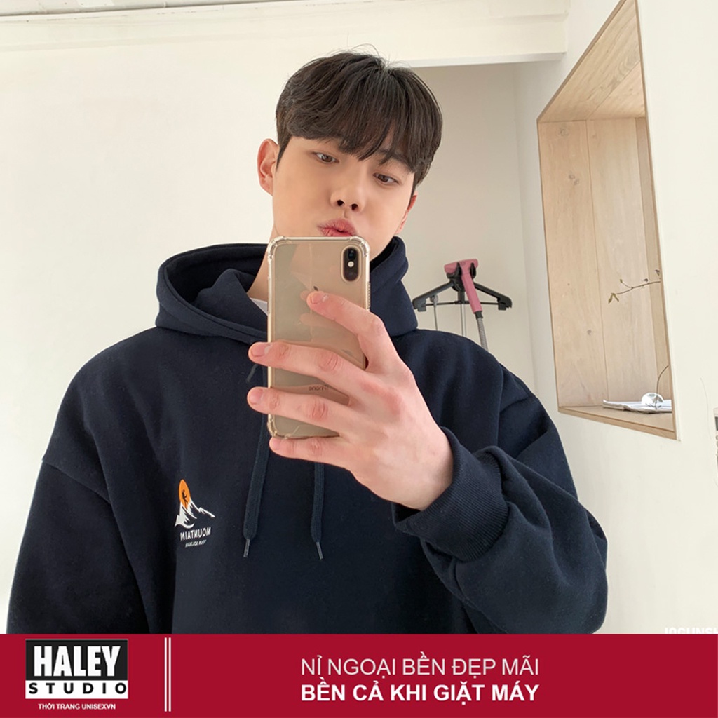 Áo Hoodie MOUNTAIN HALEY  mã HD257 Nam Nữ unisex Chất nỉ bông đẹp dày dặn Thu Đông Phong Cách Hàn Quốc