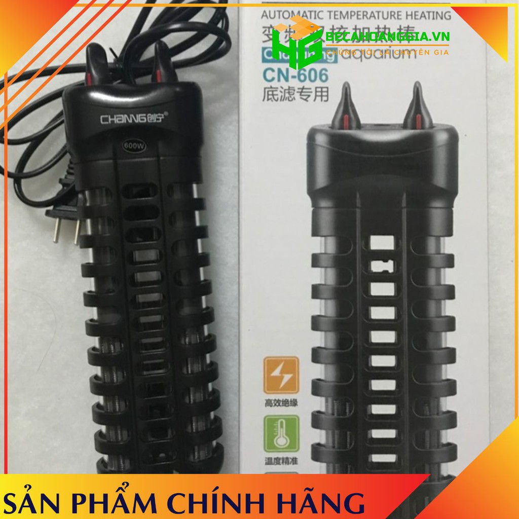 Sưởi Chaning Dual Core Heater Bọc Nhựa CN-606 Cho Bê Cá Cảnh