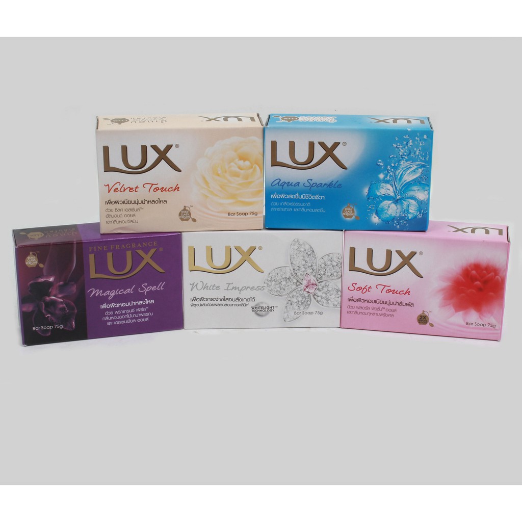 combo lốc 3 cục Xà Phòng ( Xà bông) Lux Thailan Hương nước hoa 75g