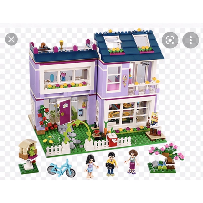 Đồ chơi xếp hình bé gái friends ngôi nhà tím thơ mộng