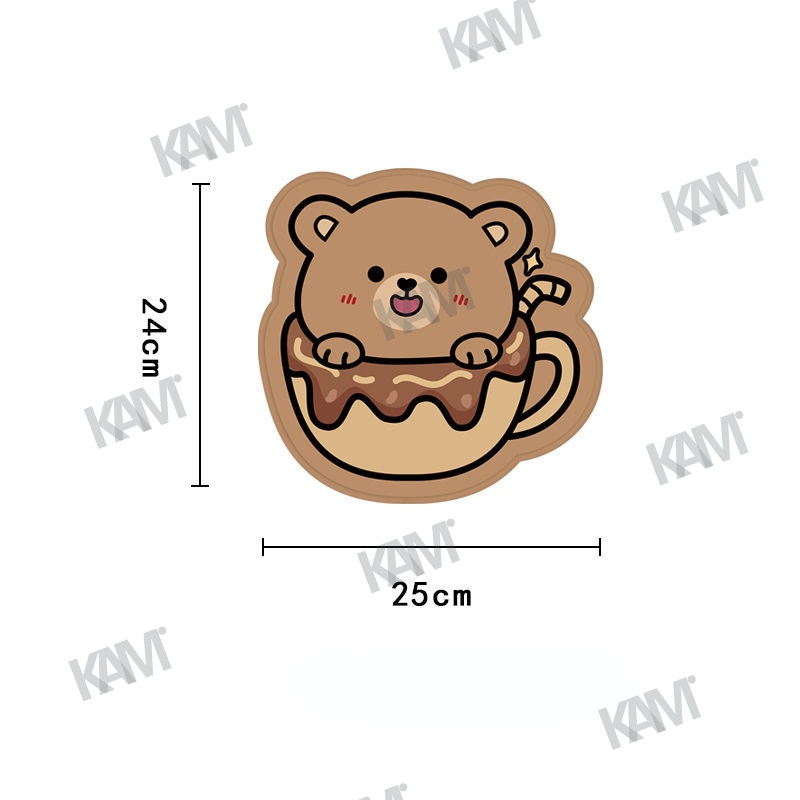 Kam Phim hoạt hình dễ thương tấm lót chuột trò chơi dày tấm lót bàn lớn chống trượt tấm lót chuột máy tính HD in ấn bàn phím văn phòng bàn phím trang trí phòng có thể giặt được