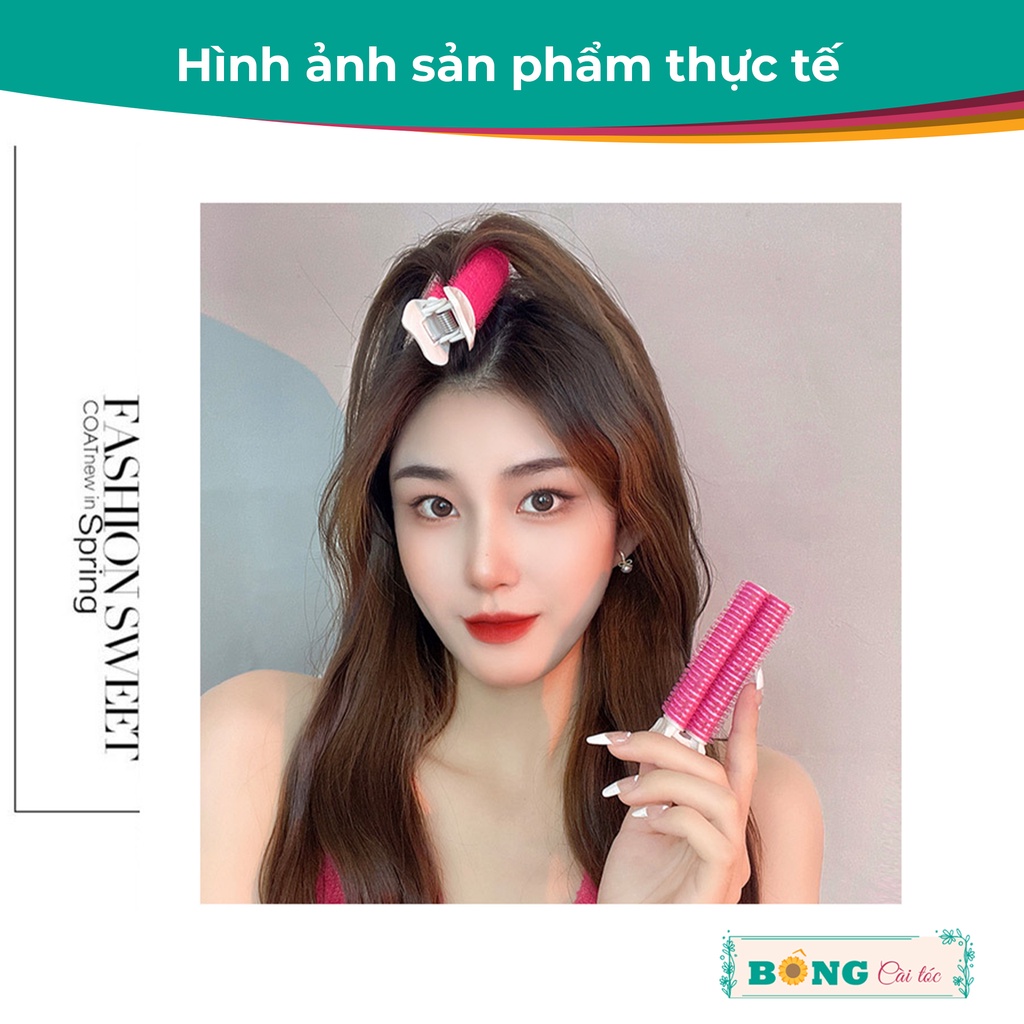 Kẹp lô cuốn tóc tự dính tạo nếp, tạo xoăn cho tóc nhiều màu phong cách Hàn Quốc KT20 - Kẹp tóc mái BÔNG Cài Tóc