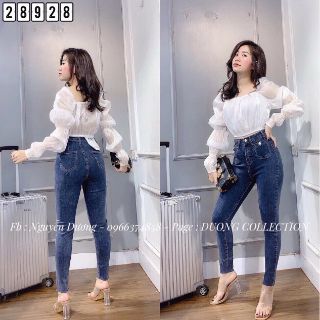 Quần jean 2 túi cài cúc