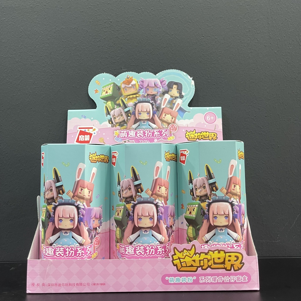 Mô hình lắp ráp Mini World các nhân vật cute