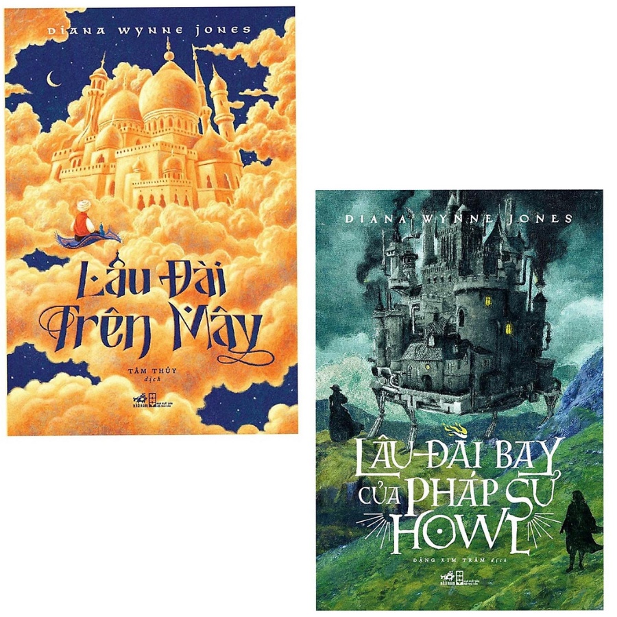 Sách - Combo Lâu Đài Bay Của Pháp Sư Howl + Lâu Đài Trên Mây (Bộ 2 Cuốn) NN