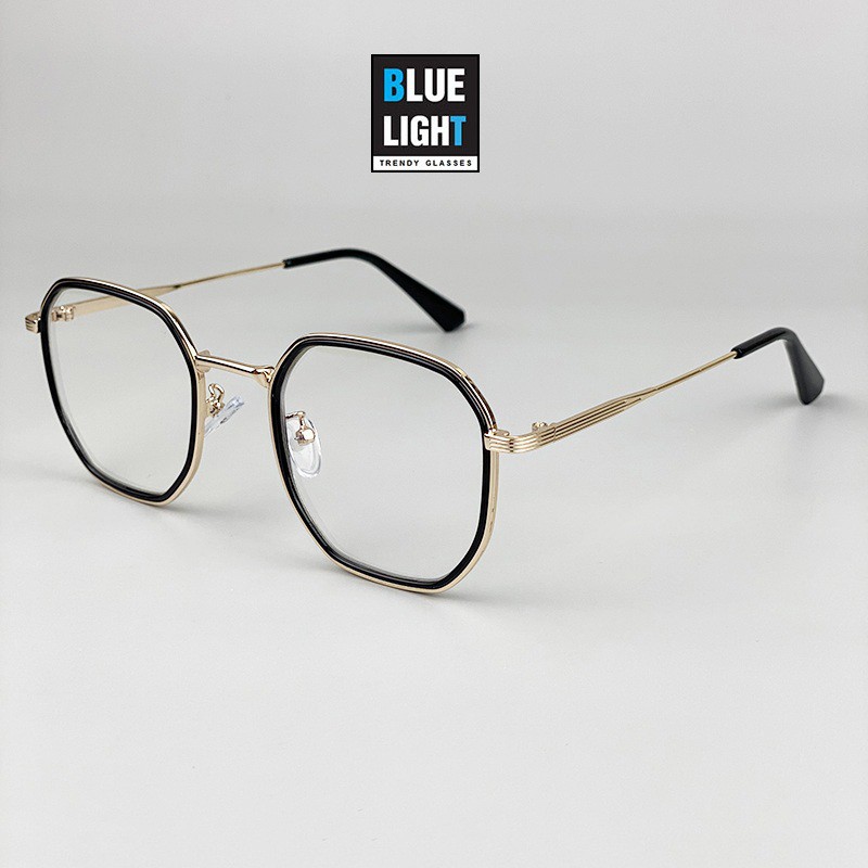 Kính Giả Cận Chống Ánh Sáng Xanh, Gọng Kính Cận Nam Nữ Mắt Vuông Siêu Nhẹ Không Độ Hàn Quốc - BLUE LIGHT SHOP