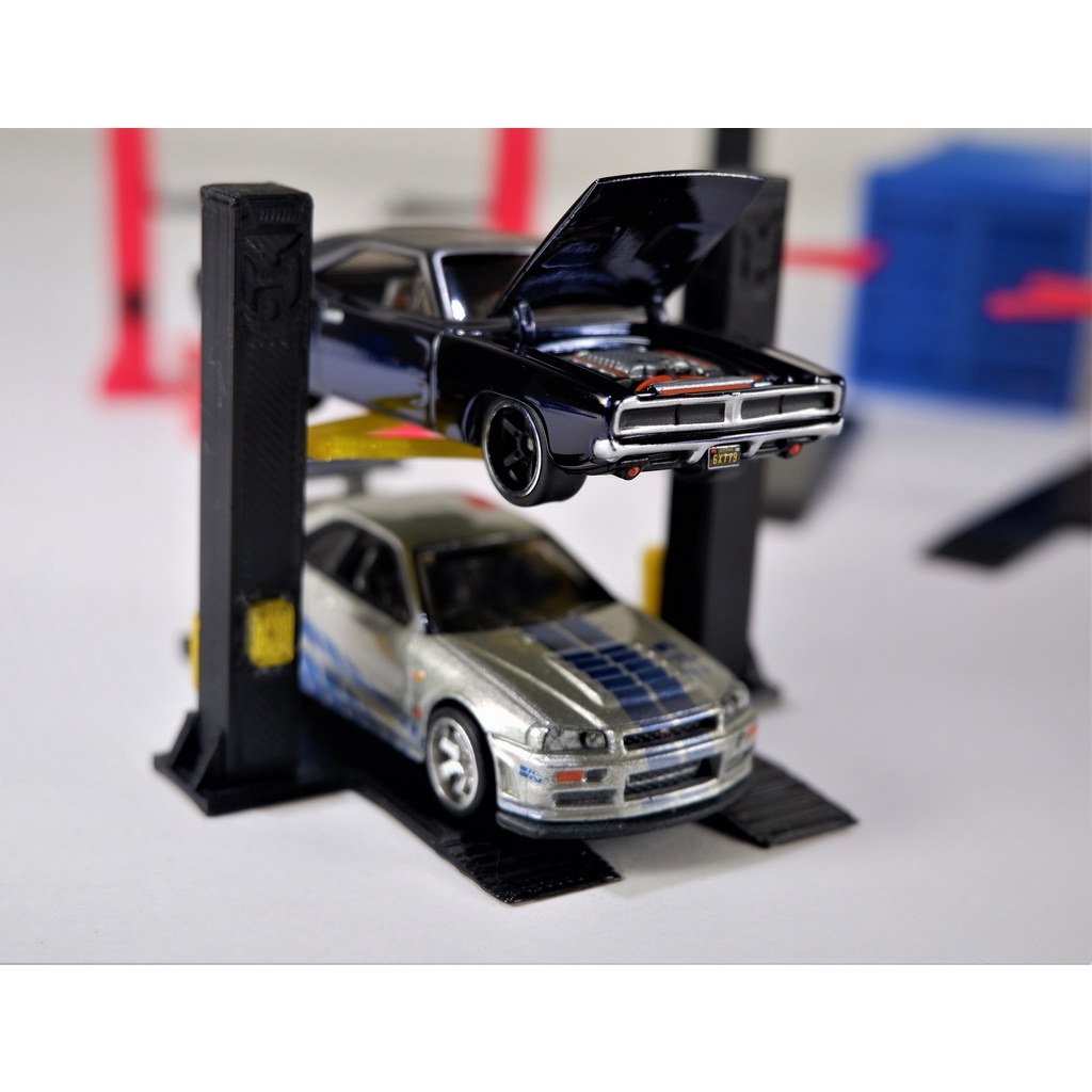 Cầu nâng xe mô hình Hotwheels Tomica Matchbox Minigt