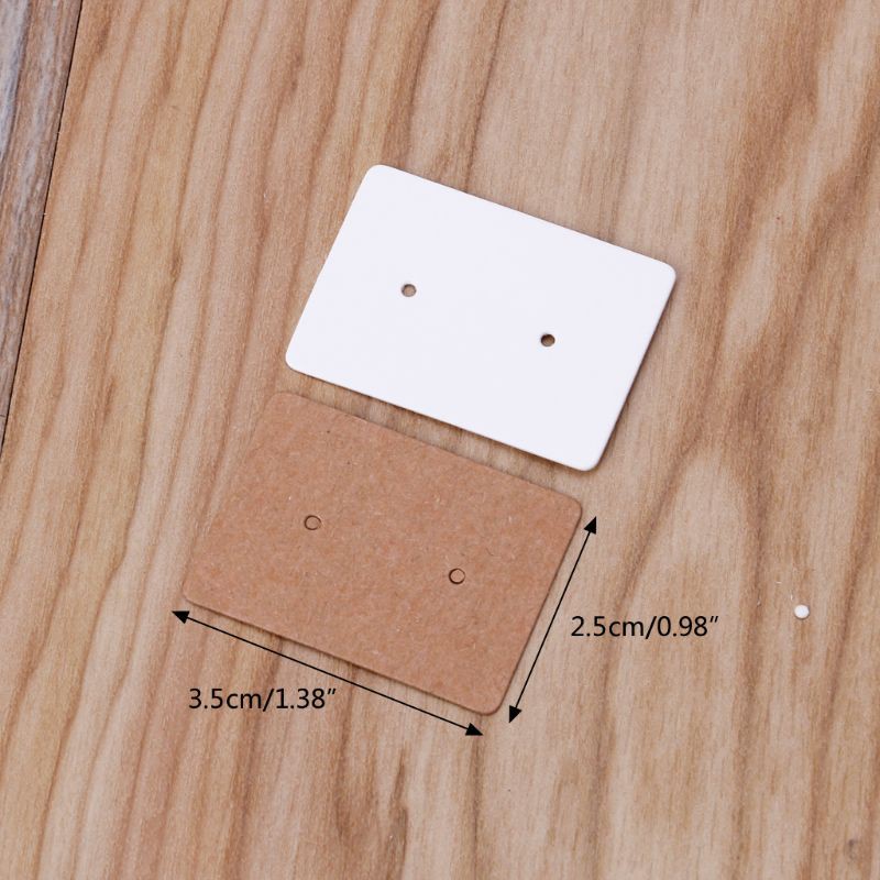 Set 100 Thẻ Giấy Trưng Bày Hoa Tai