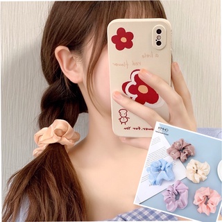 KMHO cột thun cột vải ins fashion Dây buộc tóc cao su đính hoa ngọc trai thời trang Hàn Quốc cho nữ cột tóc phụ kiện tóc trang sức hàn quốc