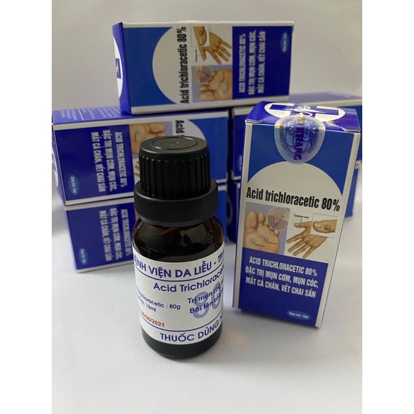 TCA 80% CHẤM SẸO RỖ , SẸO ĐÁY NHỌN