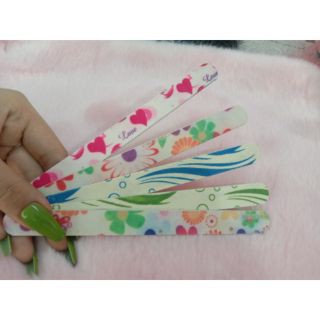 Dũa móng tay giấy chuyên dụng làm Nail BÓ 10 CÂY