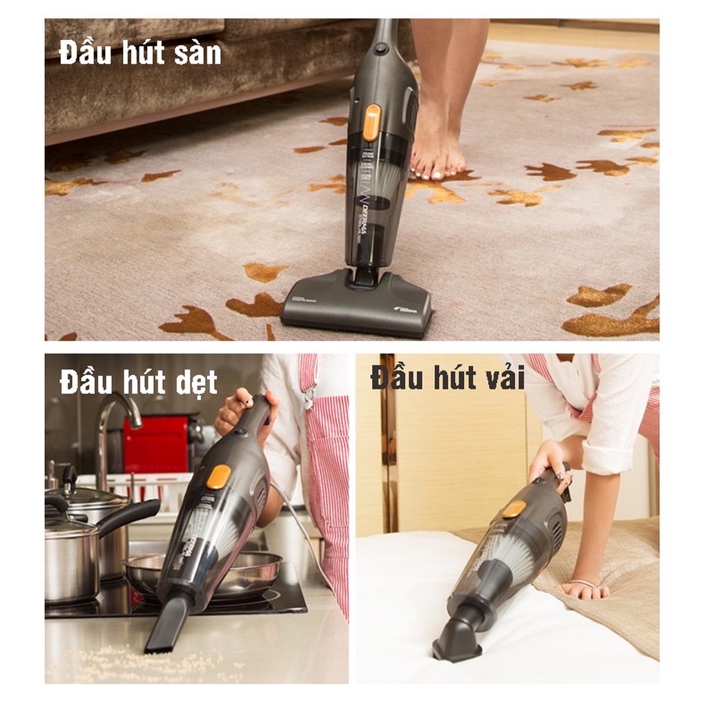 [Mã ELMS5 giảm 7% đơn 300K] Máy Hút Bụi CẦM TAY - CÓ DÂY Deerma DX115C + 3 ĐẦU NỐI THAY THẾ - Fullbox | BigBuy360 - bigbuy360.vn