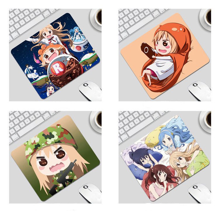 Miếng di chuột in hình Himouto! Umaru-chan CÔ EM GÁI HAI MẶT miếng kê chuột miếng lót chuột anime chibi tiện lợi