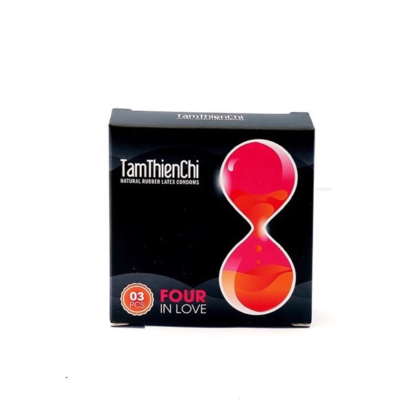 Bao Cao Su Tâm Thiện Chí Fourinlove hạt nổi cổ thắt đường gân tăng cảm xúc  GEMHOME