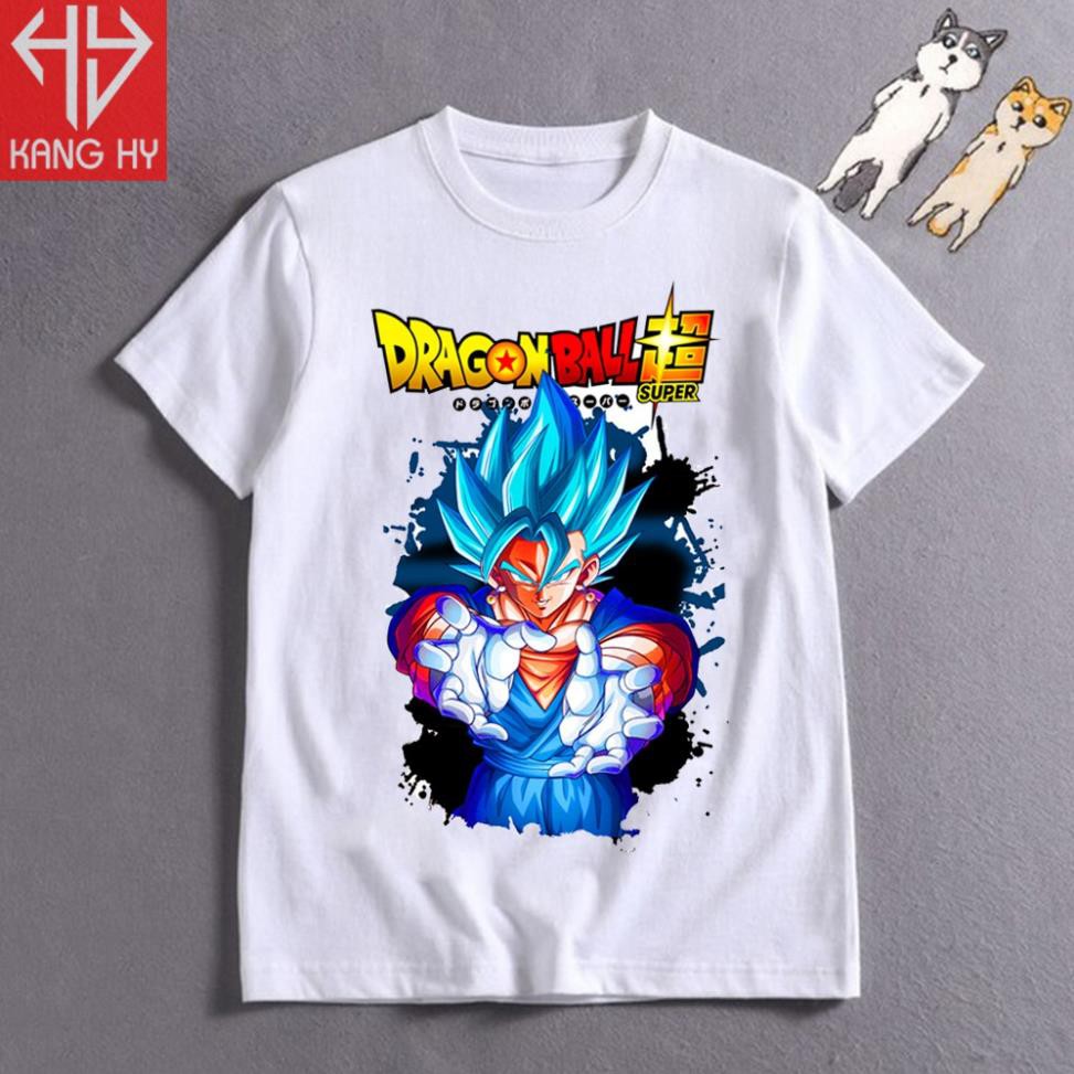 (HOT) Áo thun thời trang Dragon Ball in hình Songoku  Vải Cotton 4 Chiều F109