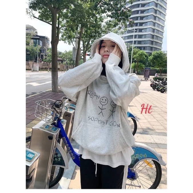 Áo hoodie sophi tranh vẽ HT11