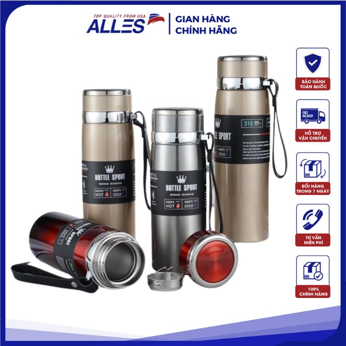 Bình giữ nhiệt inox 304 800ml