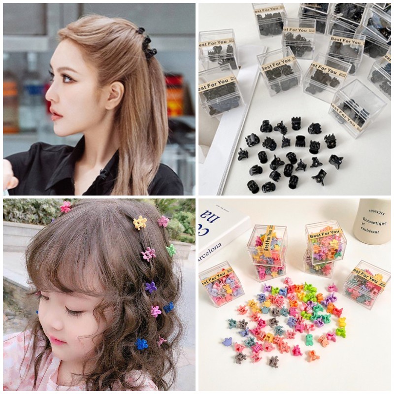 Kẹp Tóc Mái Mini Dễ Thương Không Đau Thời Trang