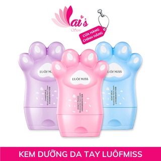Kem Dưỡng Da Tay LUÔFMISS (80g) Hoa Cúc, Sữa Dê, Mật Ong Đào Dưỡng Ẩm, Trắng Da, Đều Màu Da, Khô Da, Nứt Nẻ Chính Hãng
