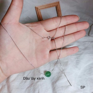 DÂY CHUYỀN BẠC XỎ HẠT ĐÁ LU THỐNG